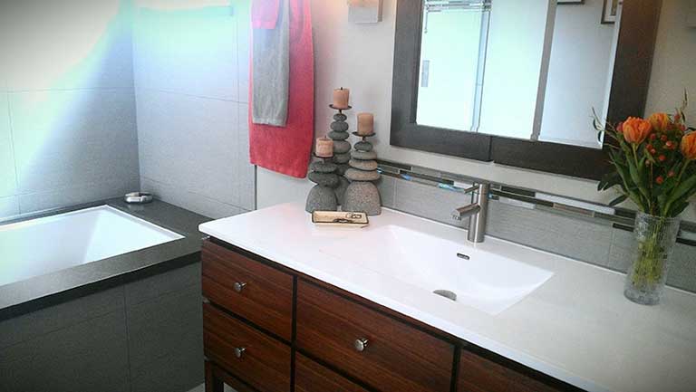 Modern Bathroom Vanity Installation